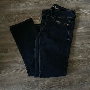 american eagle cropped jeans